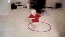 Child Spinnig Hula Hoop