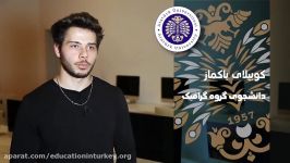 کوبیلای باکماز دانشجوی گروه گرافیک