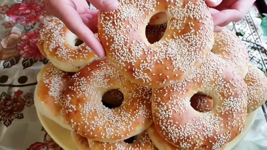 پخت اسان کلوچه کنجتی مدل حلقه ای  Persian Bread