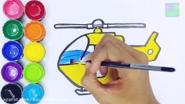 آموزش نقاشی هلی کوپتر ساده برای کودکان  نقاشی ساده  آموزش نقاشی