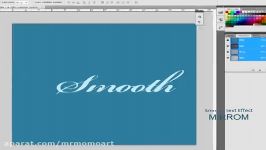 Create a Smooth Text Effect In Photoshop