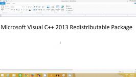 How to Download and Install Visual C++ Redistributable Packages for V