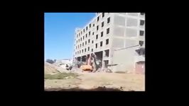 فرو ریختن ساختمان در 6 ثانیه  چین