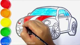 آموزش نقاشی ماشین برای بچه ها  نقاشی ماشین  نقاشی کودکانه
