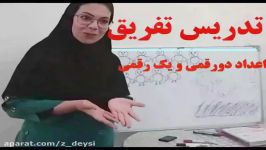 آموزش تفریق اعداد دو رقمی یک رقمی درس ریاضی