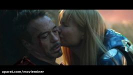 صحنه حذف شده فیلم اونجرز 4 Avengers Endgame ادای احترام به مرگ مرد آهنی