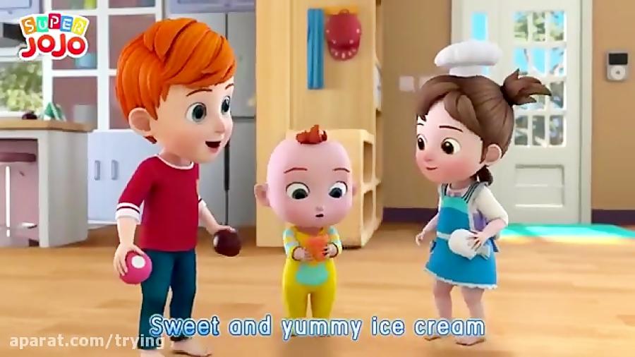 شعر کودکانه انگلیسی JOJO بستنی به همراه متن انگلیسی