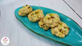 شیرینی پفکی گردویی Persian Walnut Cookies