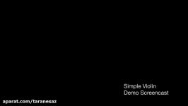 Simple Violin Nocturne Demo Screencast