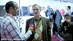 ریس موبیل در نمایشگاه شهر هوشمنده مشهد ، مصاحبه آقای اسکافی