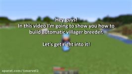 آموزش ساخت ویلیجر بریدر در ماینکرافVillager breeder tutorial minecraft