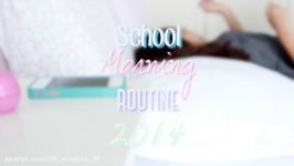 مورنینگ روتین morning routine