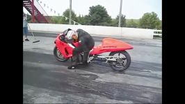 Real Suzuki hayabusa Epic Death Drag Dragrace Grudge crash