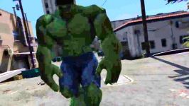 مبارزه ابر قهرمانان  THE INCREDIBLE HULK VS HULK  CAPTAIN AMERICA