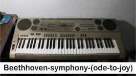 آهنگ آرامش بخش پیانوbeethhoven symphony ode to joyبا casio at3