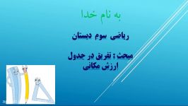 ریاضی سوم ابتدایی تفریق در جدول ارزش مکانی