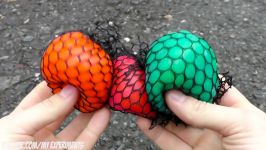 آزمایش عجیب غریب  فشفشه بزرگ در برابر اسلایم بازی  FIRECRACKER VS TOYS SLIME