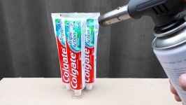 آزمایش عجیب غریب  مشعل گاز در برابر خمیر دندان  GAS TORCH VS TOOTHPASTE