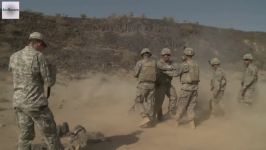تمرین شلیک خمپاره انداز  ارتش ایالات متحده
