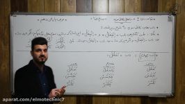 بخش پنجم تدریس عربی دهم هنرستان توسط جناب استاد زعیم زاده  هنرستان علم تکنیک