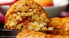 آشپزی  صبحانه ویژه  Queso Hash Brown Breakfast Ring