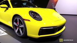 2020 Porsche 911 Carrera S 992 Racing Yellow  2018 LA Auto Show