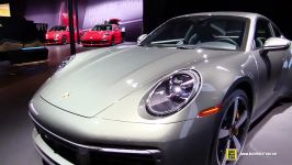 2020 Porsche 911 Carrera S 992 in Agate Gray  2018 LA Auto Show