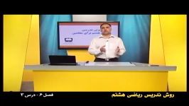 راهنمای معلم  پایه هشتم  ریاضی  روش تدریس فصل ششم درس سوم