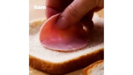 آشپزی  صبحانه ویژه  Ham And Cheese Breakfast Pockets