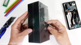 تست خمش، سوختگی خشتست دوام موبایل Xiaomi Mi Note 10 توسط JerryRigEverything