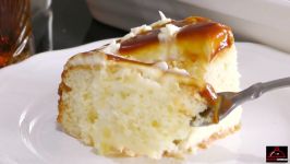 Turkish Tres Leches Cake  کیک ترکی شیری سس کارامل