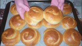 آموزش پختن تهیه نان بریوش خیلی ساده خوشمزه  brioche bread  ا FULL HD