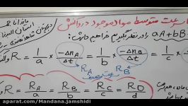 شمی یازدهم، رابطه بین سرعت واکنش سرعت متوسط مواد موجود در واکنش