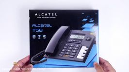 نگاه نزدیک به تلفن رومیزی Alcatel T56