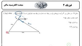 حل تیپ مهم سوال الکتریسیته ساکن نیروی بین بارها مسعود زمانی