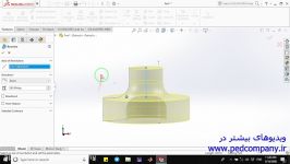 آموزش استفاده دستور Revolve BossBase در سالیدروکس SolidWorks