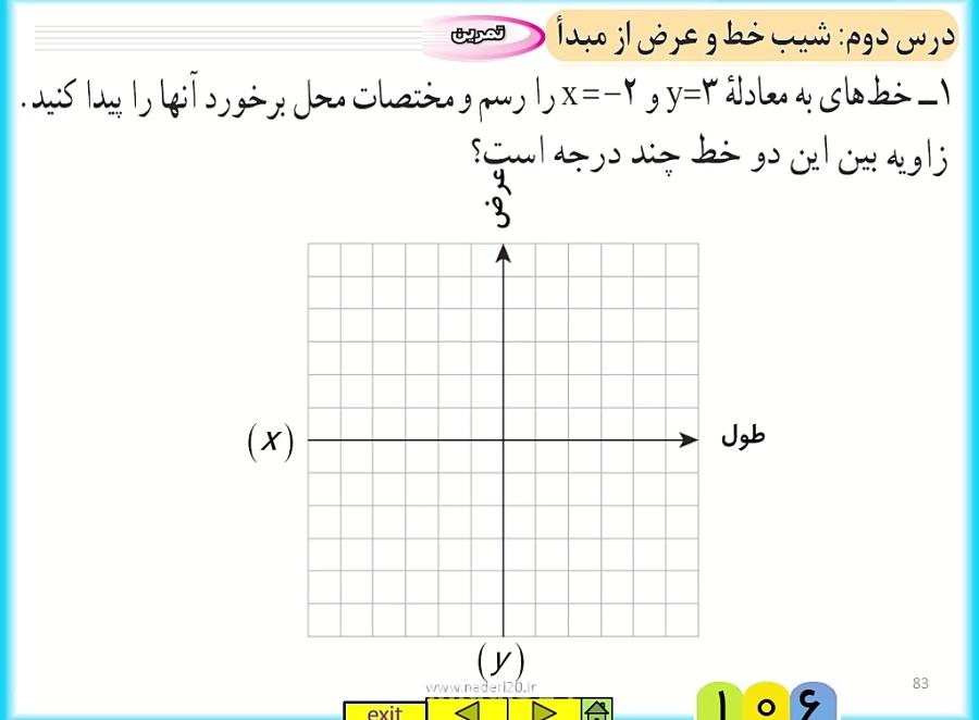 حل تمرین صفحه 106 107 کتاب ریاضی نهمقسمت اول