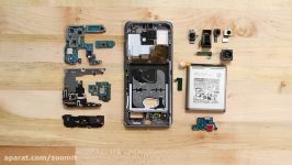 قطغه گشایی گلکسی اس ۲۰ پلاس توسط iFixit