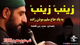 مداحی زینب زینب مجید بنی فاطمه به یاد سلیم موذن زاده یه صلوات بفرستید