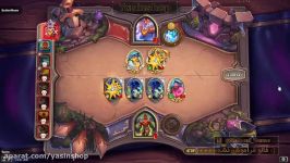 گیم پلی بازی Hearthstone بخش battleground  شماره 1