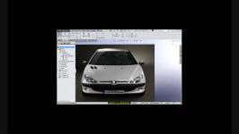 آموزش سالیدورک طراحی پژو 206 نرم افزار solidworks