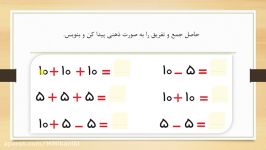 آموزش جمع تفریق ده تایی در مسئله صفحه 140 ریاضی اول دبستان