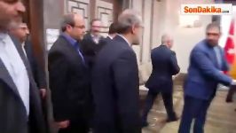 دیدار علی لاریجانی جمیل چیچک رئیس مجلس ترکیه