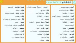 عربی نهم  المعجم درس 9