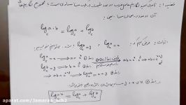 تدریس ریاضی 2 لگاریتم خواص آن توسط جناب اردستانیقسمت اول دبیرستان جماران