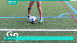 تمرین فوتبال کودکان  آموزش مقدماتی فوتبال  حرکات تکنیکی پا برای مبتدی ها