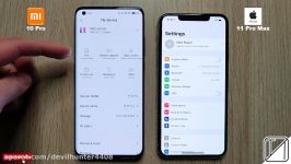 مقایسه سرعت Xiaomi Mi 10 Pro vs iPhone 11 Pro Max