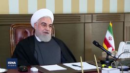 گفت‌وگوی روحانی مدیران بیمارستان امام خمینی بصورت ویدئو کنفرانس
