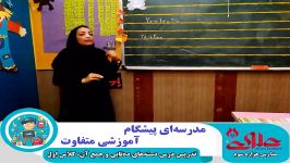 تدریس درس دسته‌ های ده تایی به جهت آموزش دانش آموزان سال اول دبستان علوی اصفهان