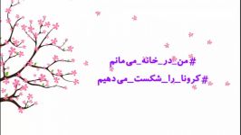 پویش در خانه می مانیم